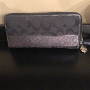 Black coach wallet